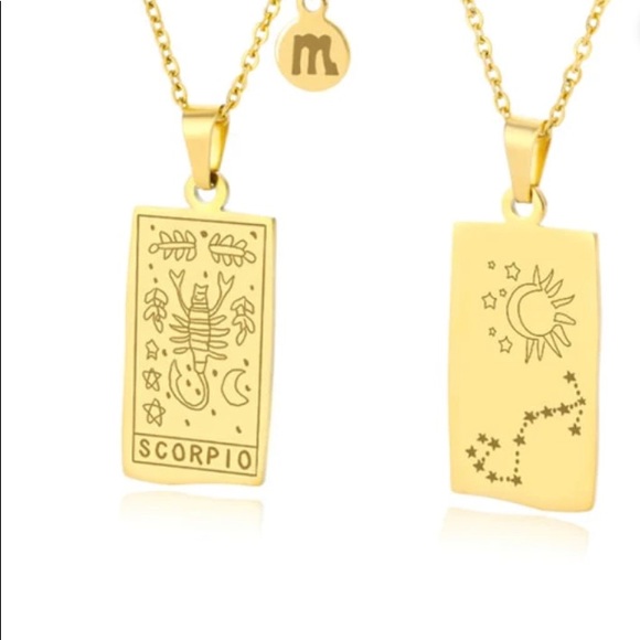 18k gold VIRGO ♍️ zodiac sign necklace - Picture 13 of 15